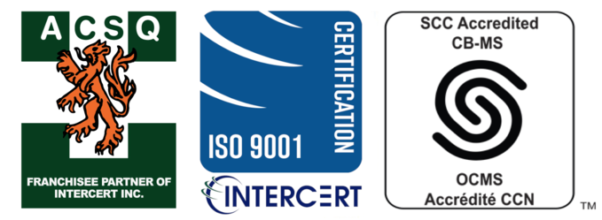 Certificazione ISO 9001:2015 Intercert